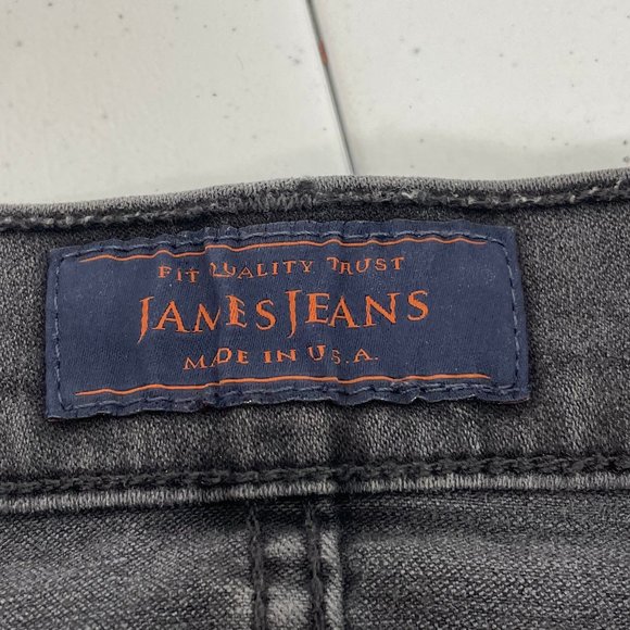 JAMES JEANS Made in USA Twiggy Skinny Jean Denim Grey Women's Size 26 Slate II - Picture 5 of 11